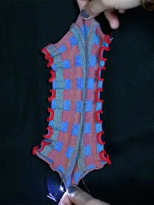Cover image for the paper: Knitting Multistability